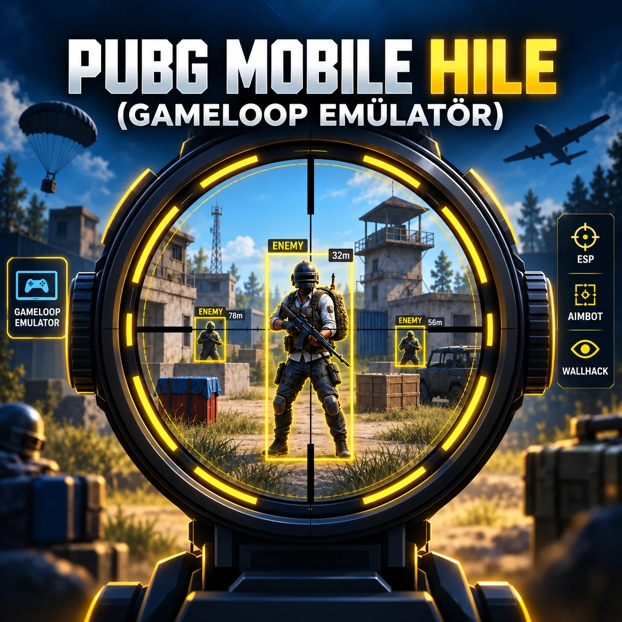 PUBG Mobile Hile (GameLoop Emülatör)